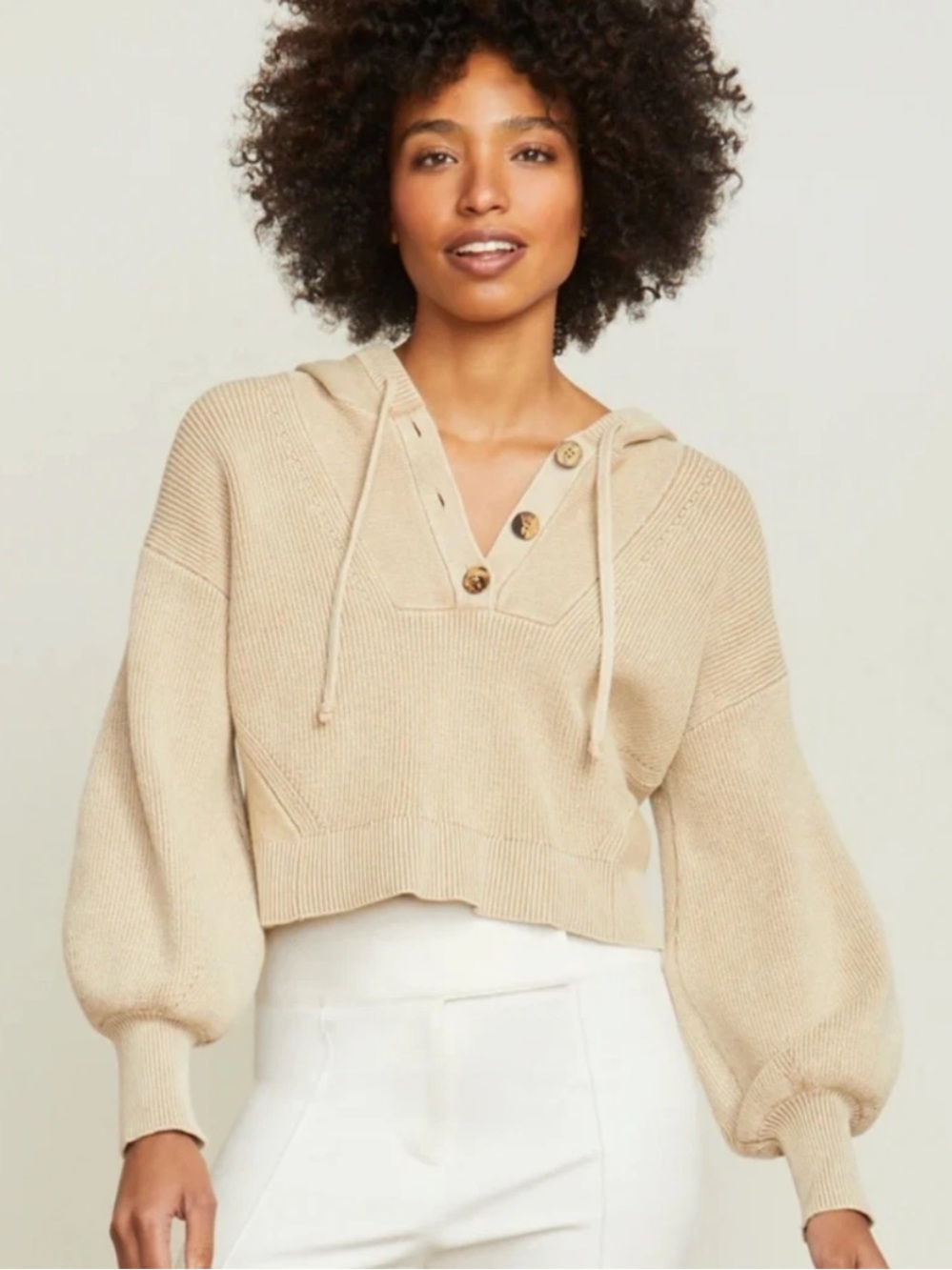 Veronica Beard Women’s Ursina Knit Hoodie Sweater